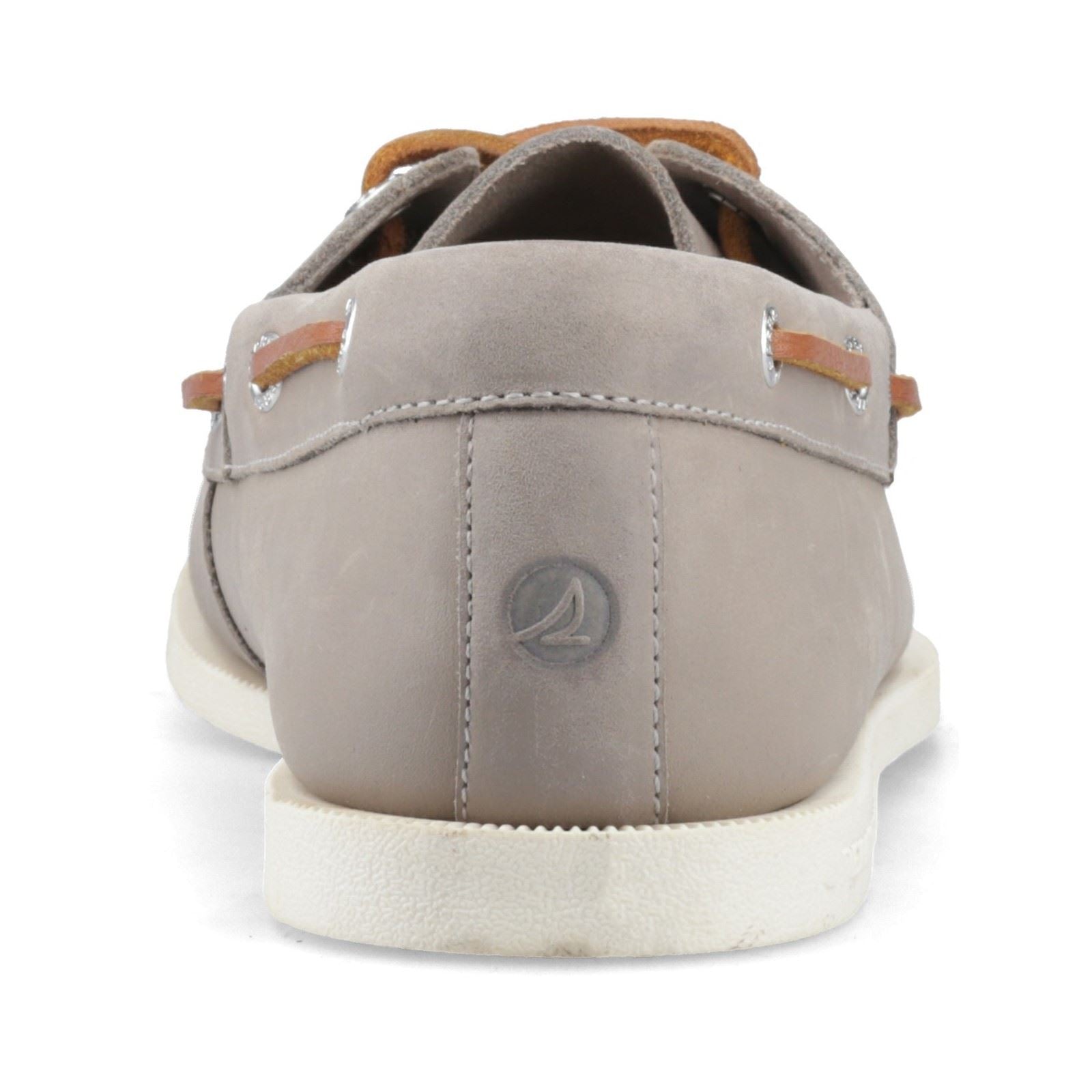 Sperry Tacoma 2 Eye Boat Leather Men's Grey Boat Shoes