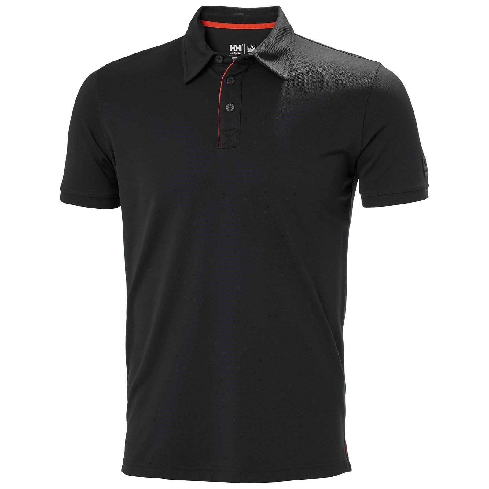 Helly Hansen Workwear Kensington Tech Men's Black Polo Shirt