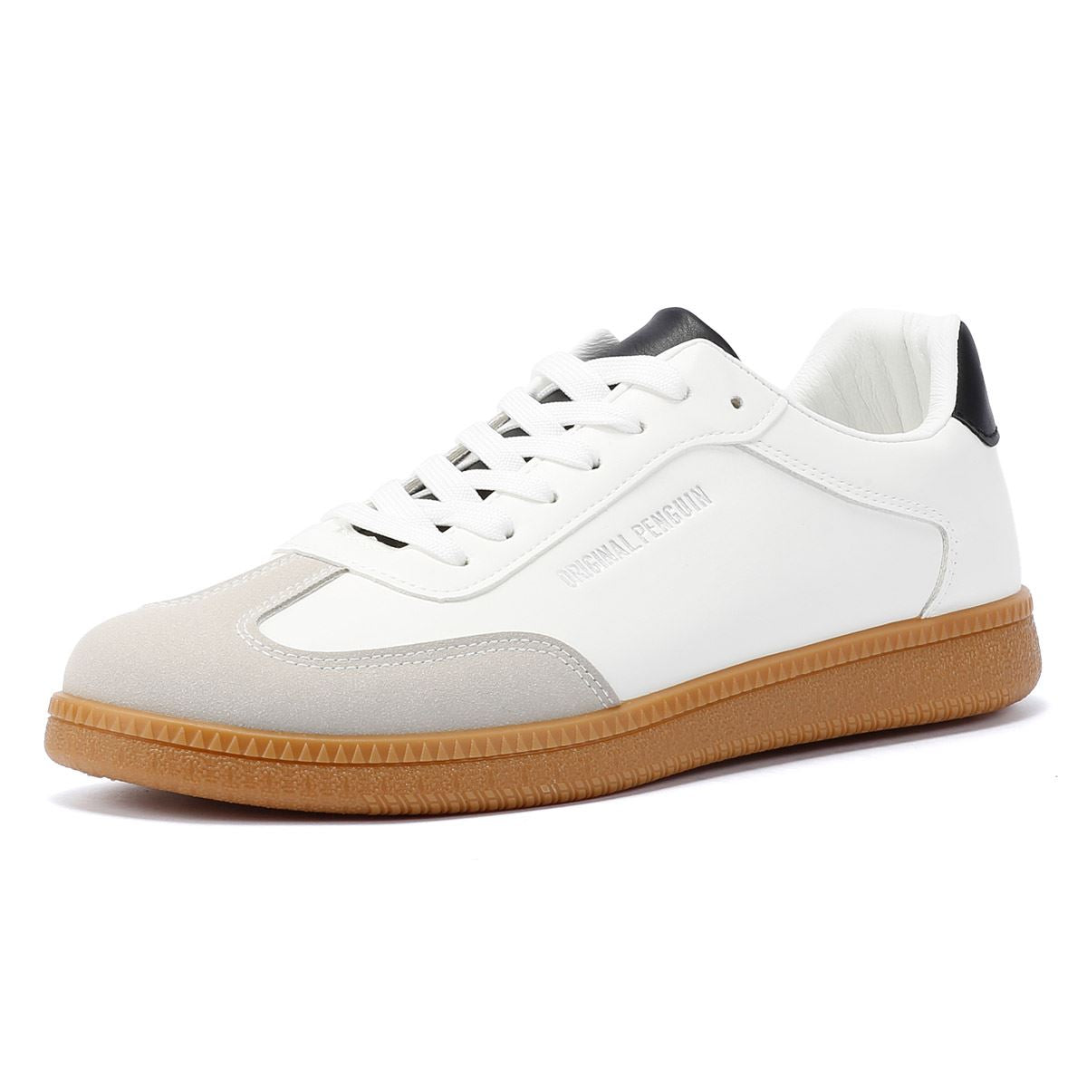 Penguin Salsa Men's White / Gum Trainers