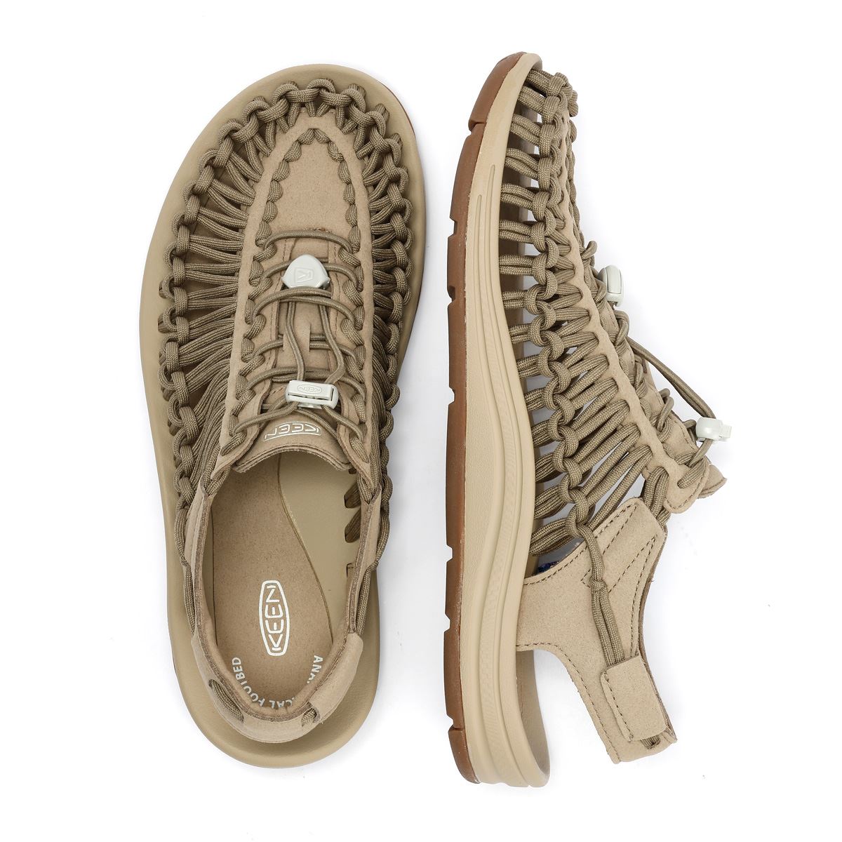 Keen Uneek Men's Timberwolf/Plaza Taupe Sandals