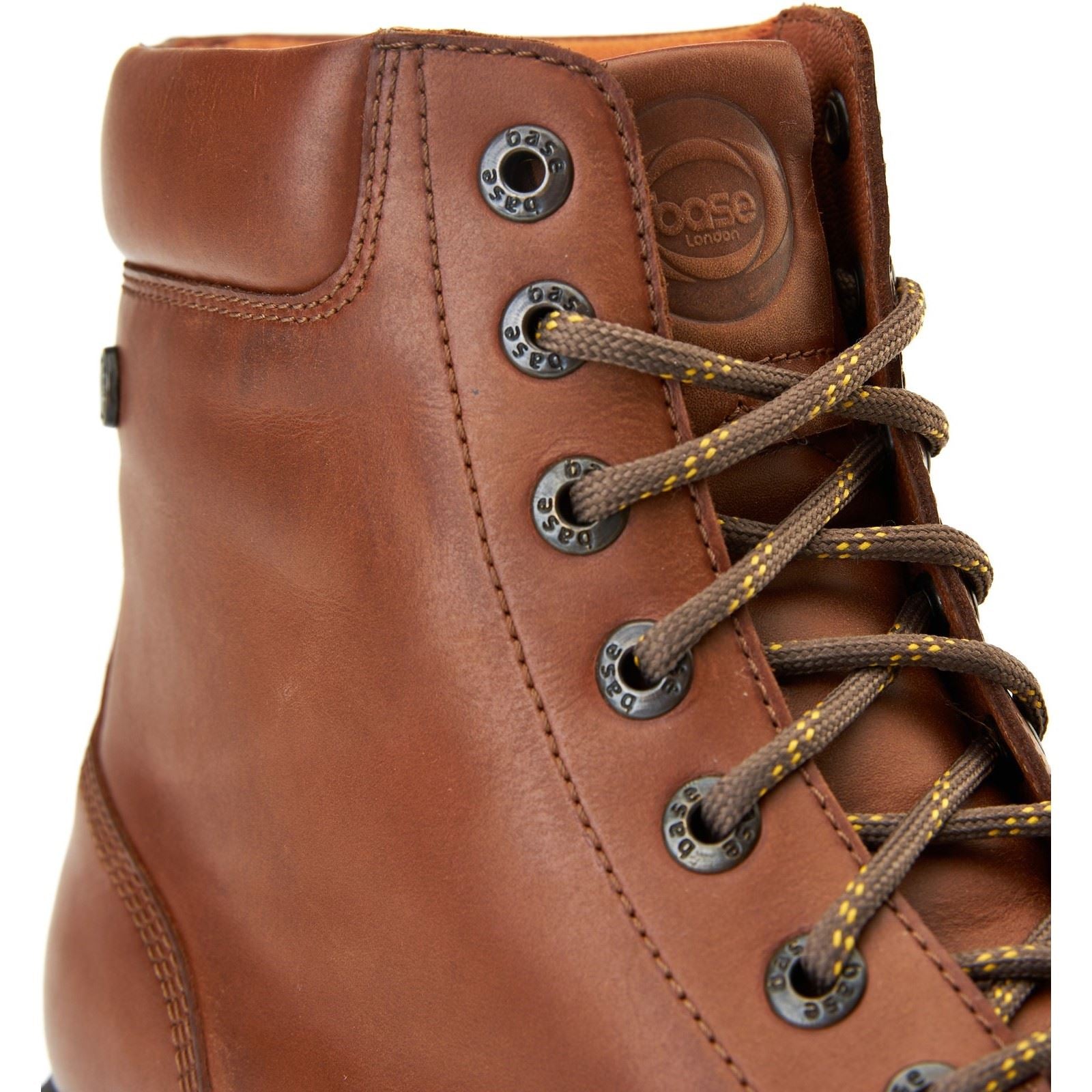 Base London Nickel Leather Men's Tan Ankle Boots