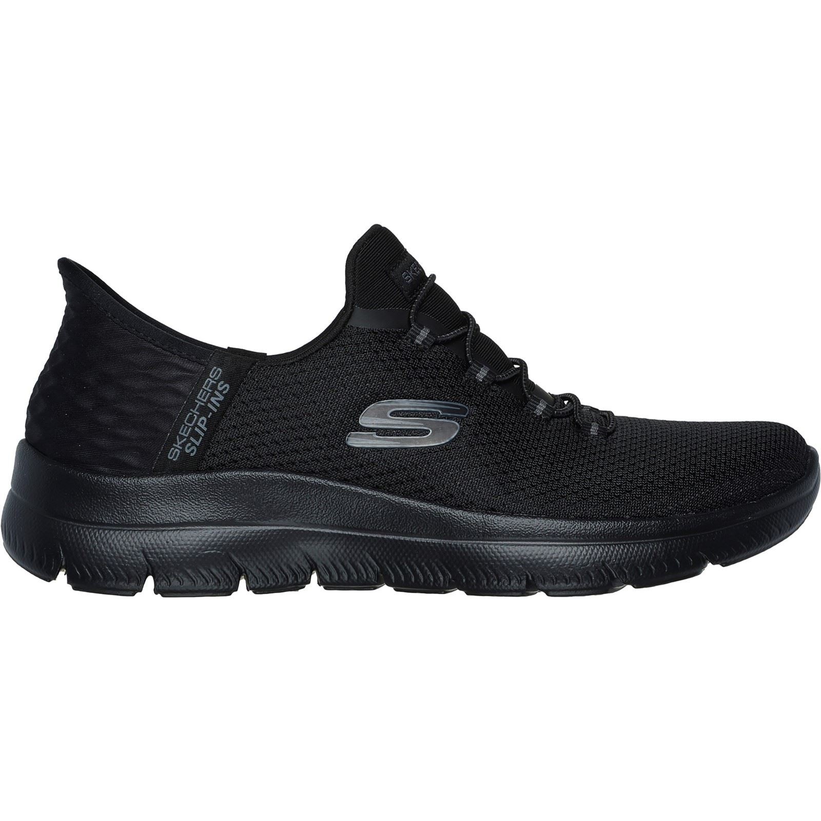 Skechers Summits - Diamond Dream Textile Women's Black Trainers