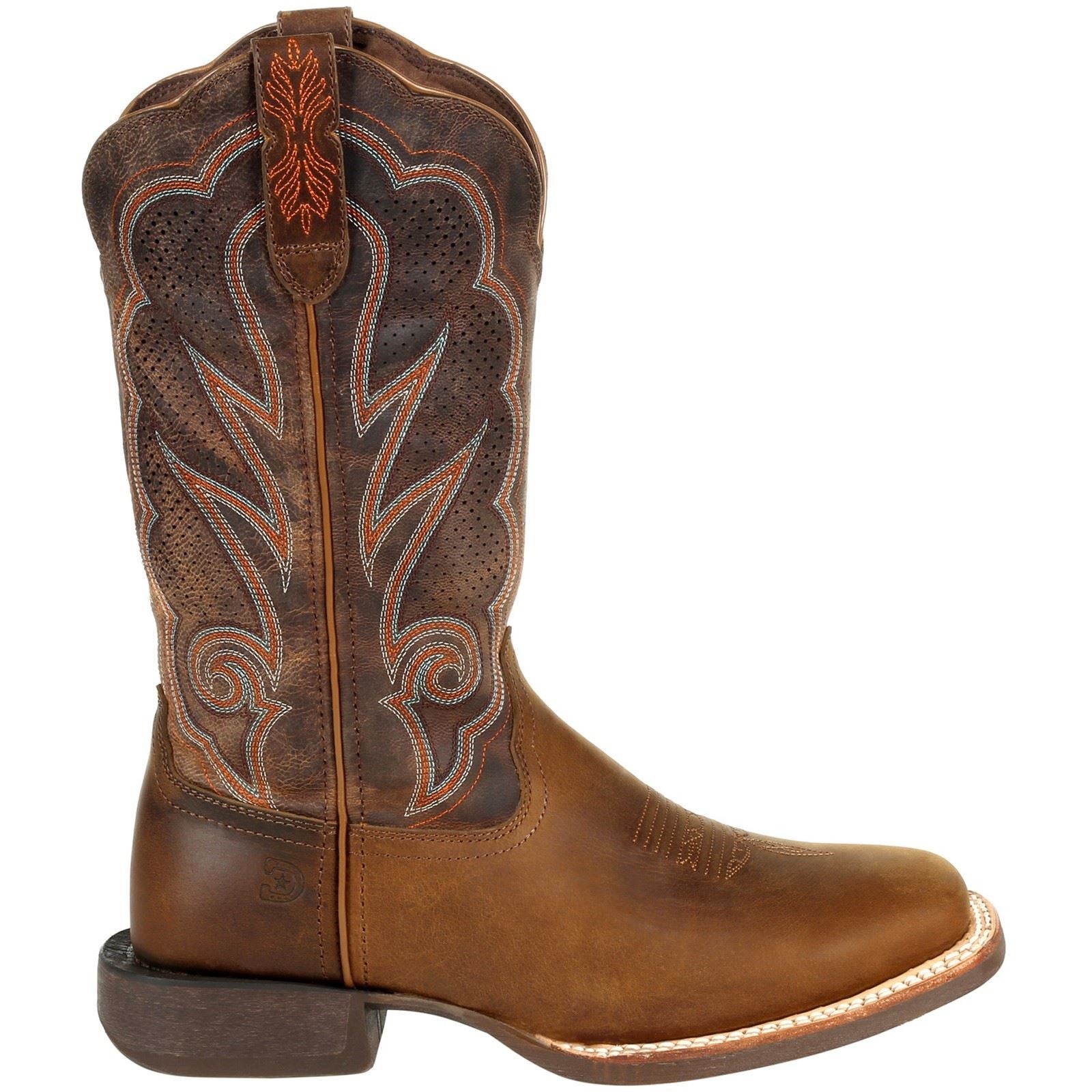 Durango Rebel Pro Leather Women's Distressed Cognac Boots