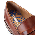 Base London Garfield Leather Men's Burnt Tan Loafers