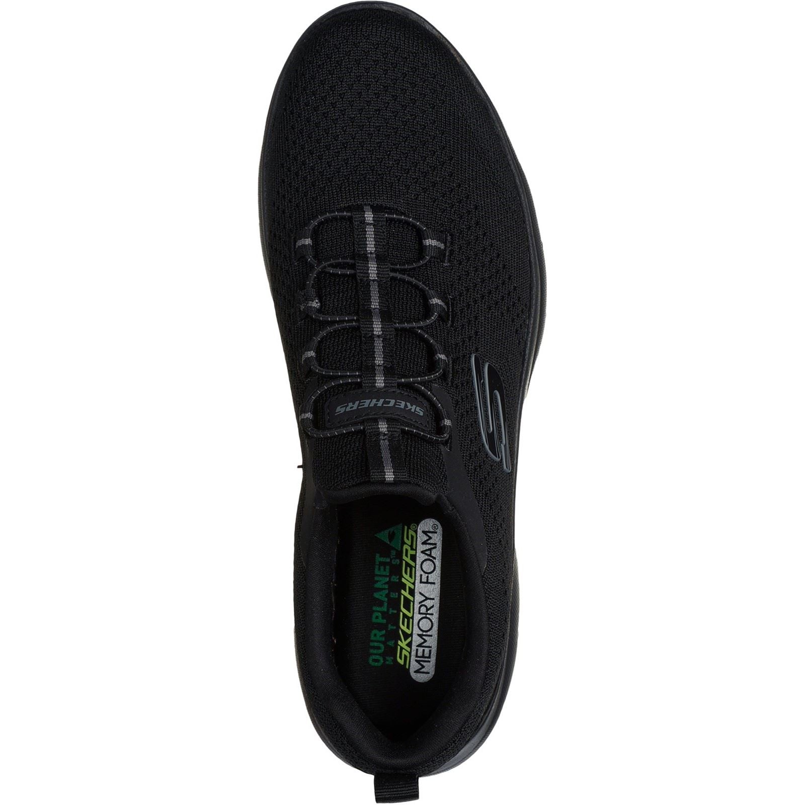 Skechers Summits Tallo Textile Men's Black Trainers