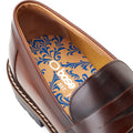 Base London Ivey Leather Men's Burnt Brown Loafers