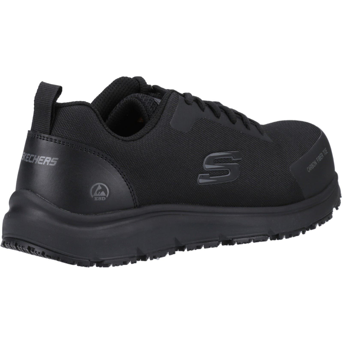 Skechers Workwear Ulmus SR Safety Toe Mesh Men's Black Safety Trainers