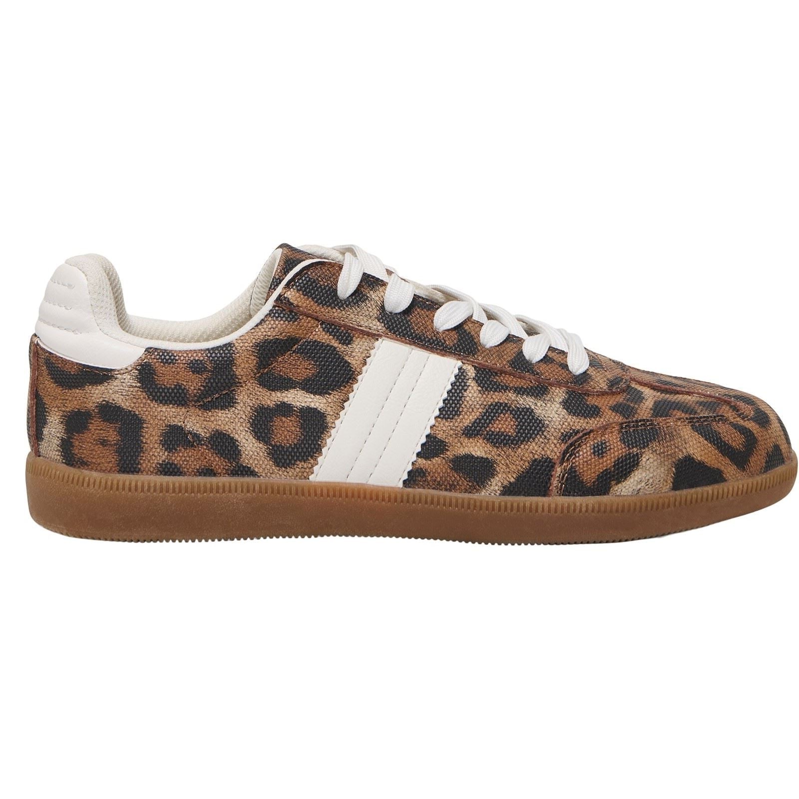 ONLY Amber Synthetic Women's Sand/Leopard Trainers