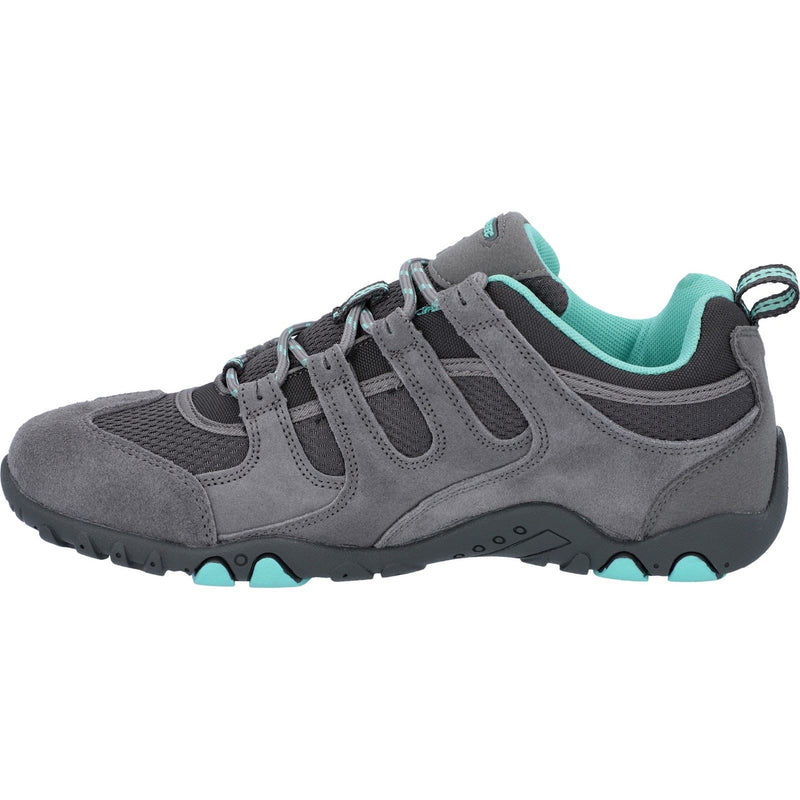 Hi-Tec Quadra II Suede Women's Grey/Mint Hiking Boots
