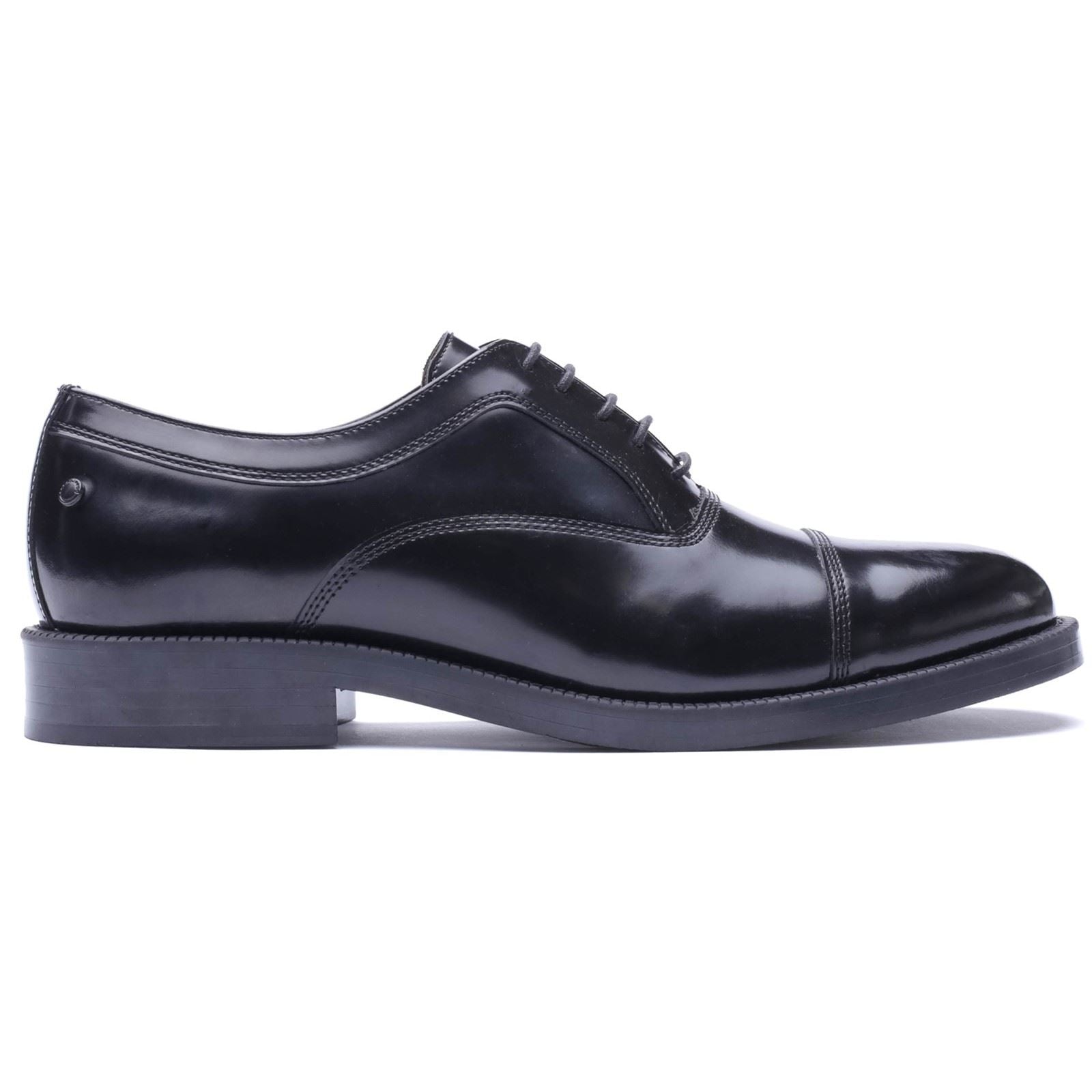 Base London Roma Leather Men's Black Oxford Shoes