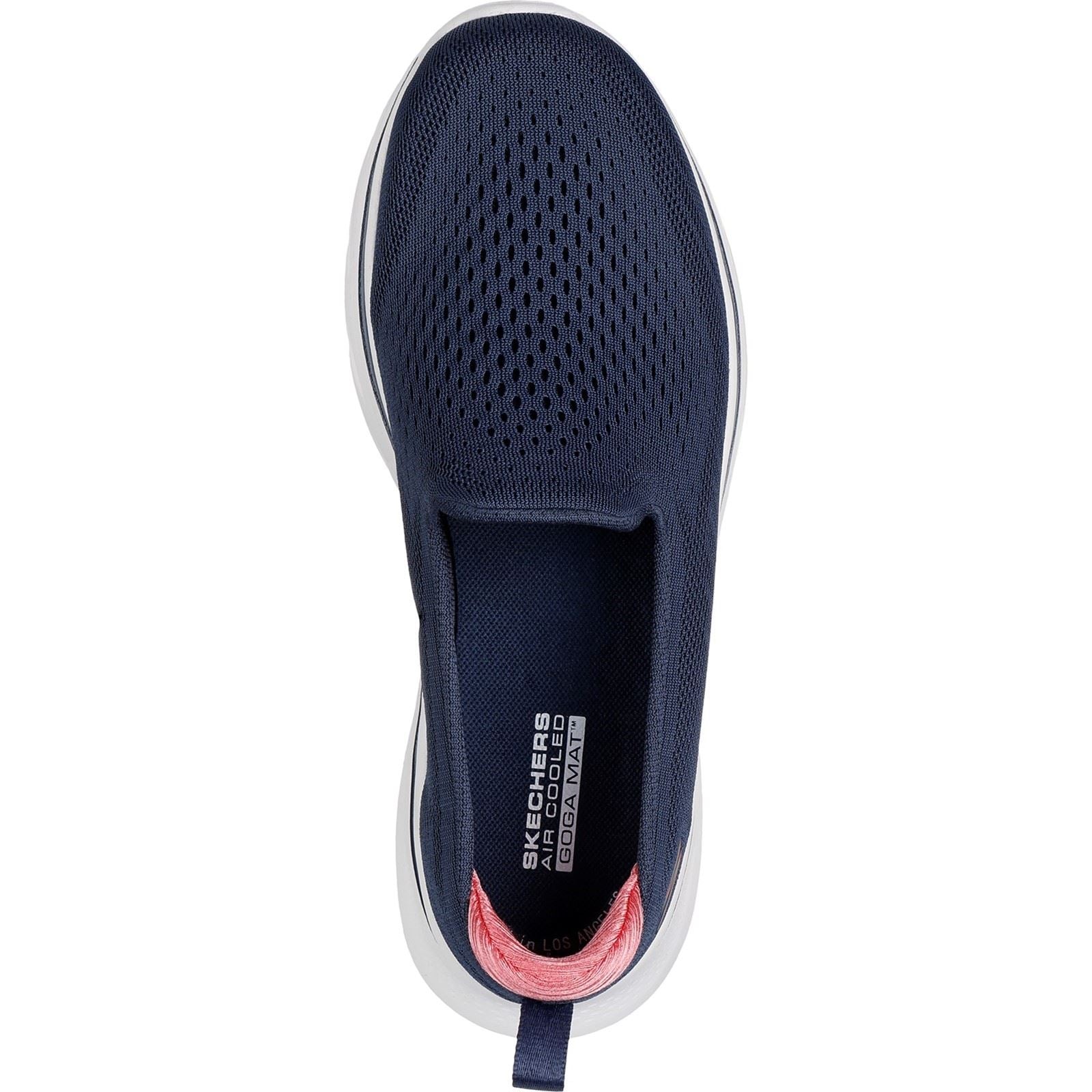 Skechers GO WALK 7 - Vina Textile Women's Navy/Coral Trainers