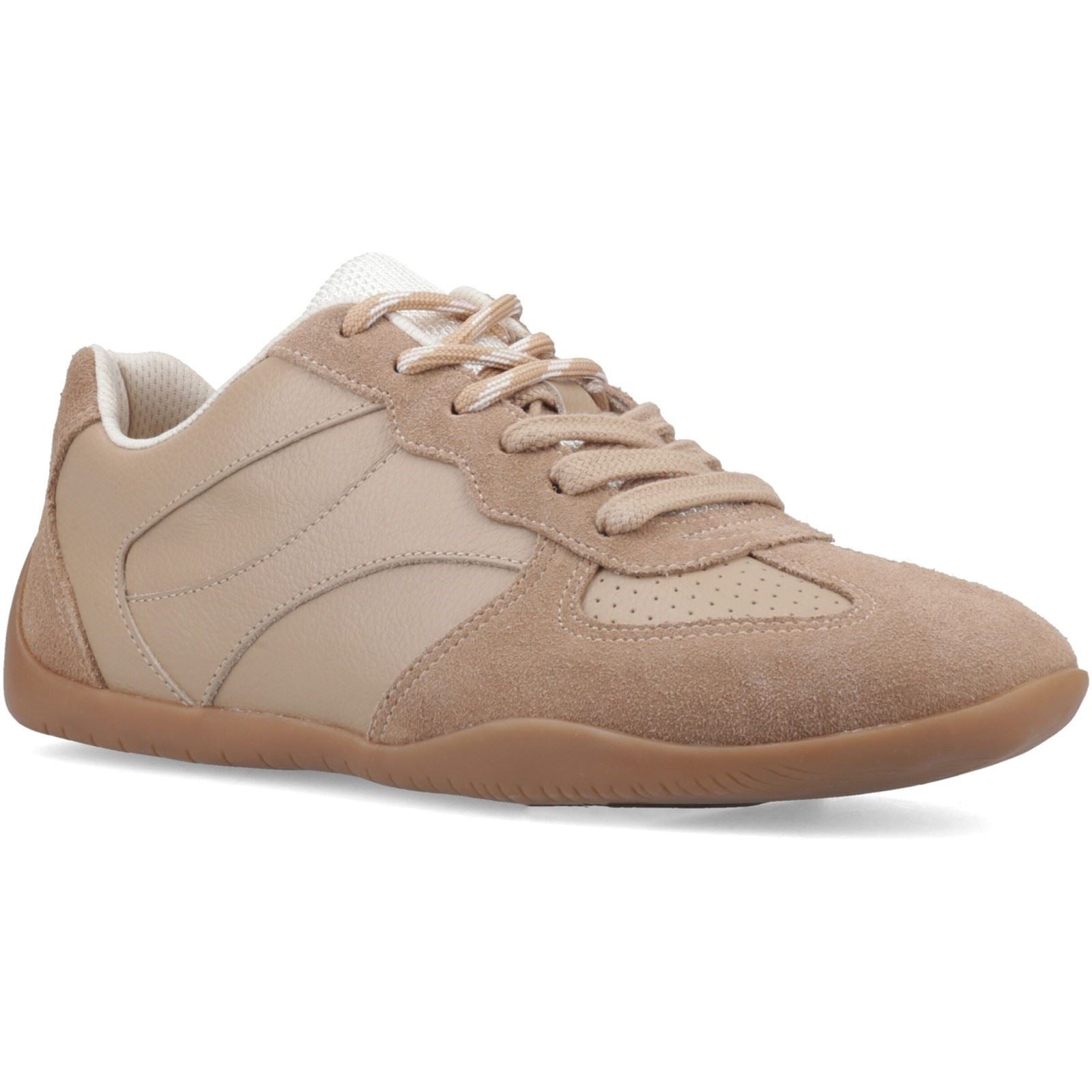 Hush Puppies Jovie Leather Women's LIGHT TAN Trainers