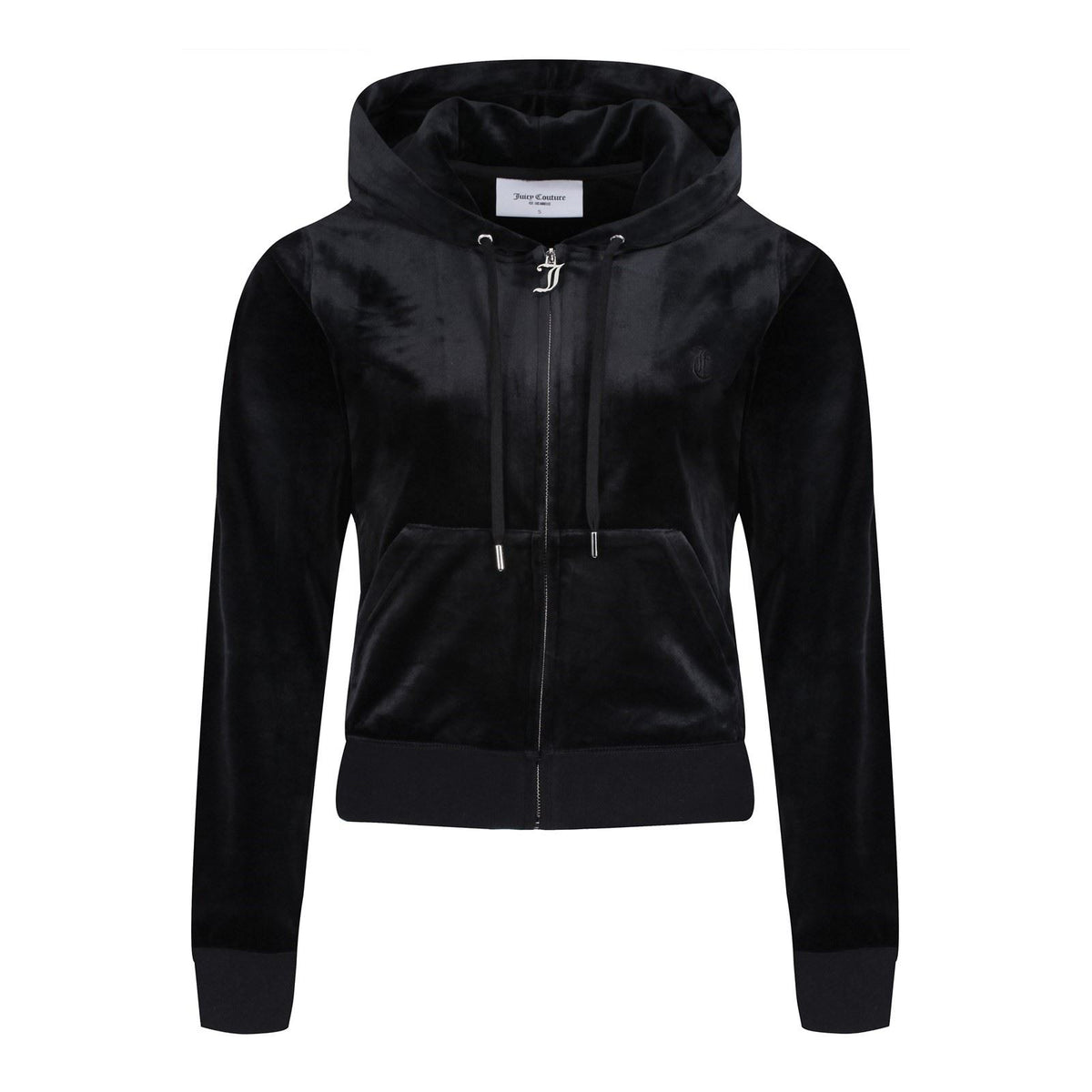 Juicy Couture Robertson Classic Polyester Women's Black Hoodie