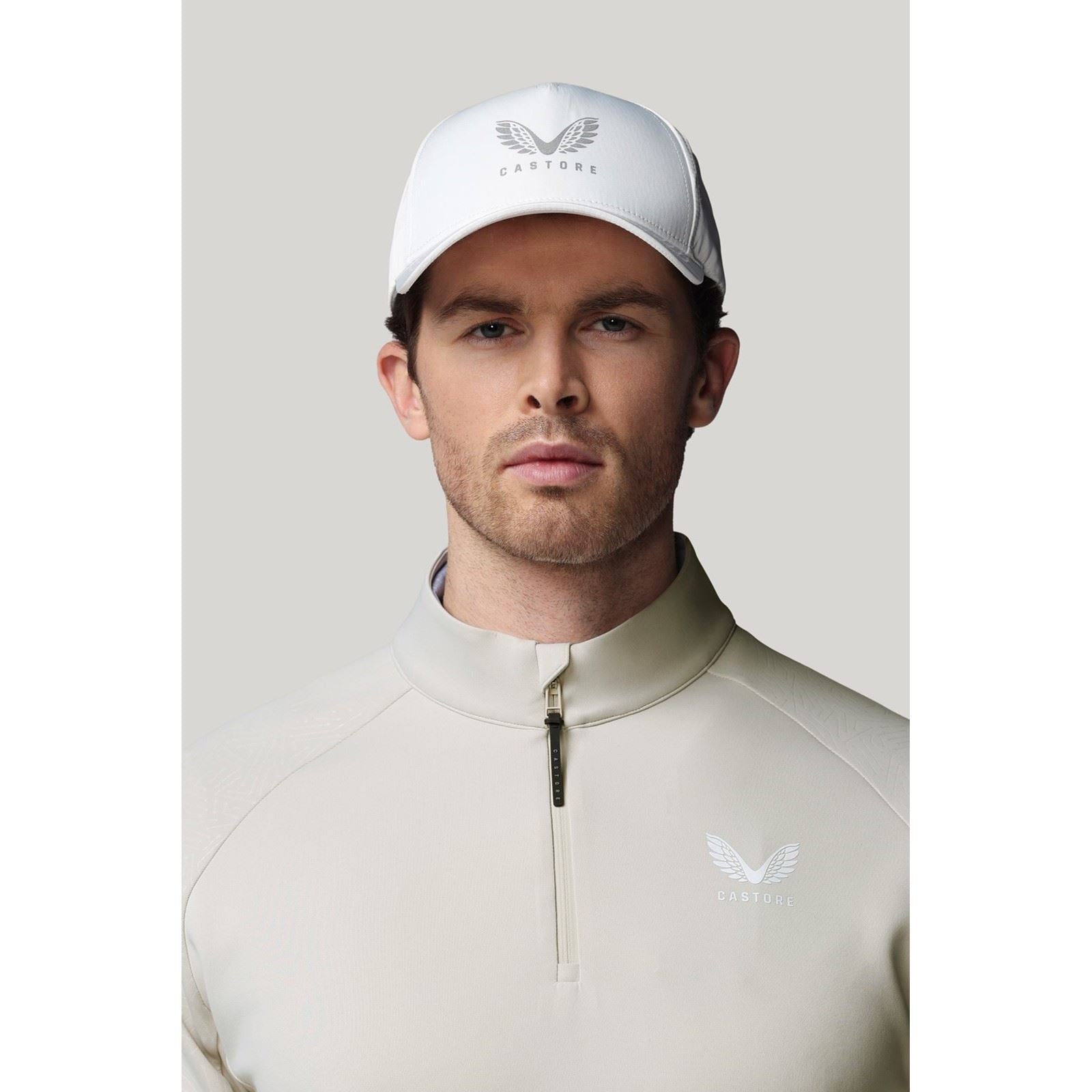 Castore Core Cap Unisex Adults White Baseball Caps - One Size