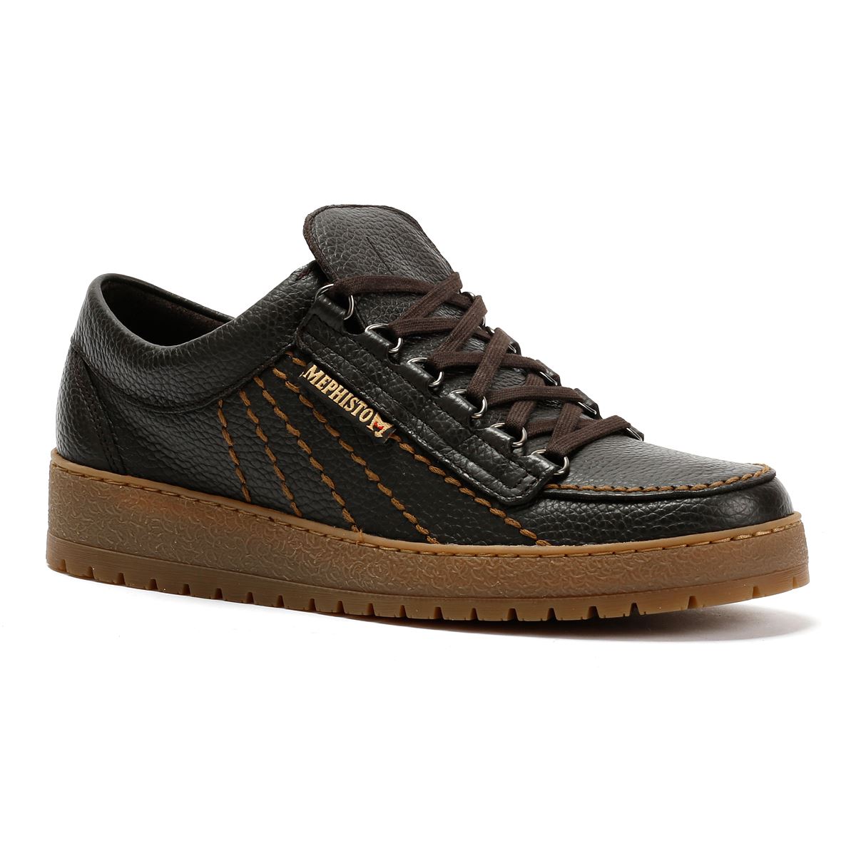 Mephisto Rainbow Oregon 1351 Leather Men's Dark Brown Shoes