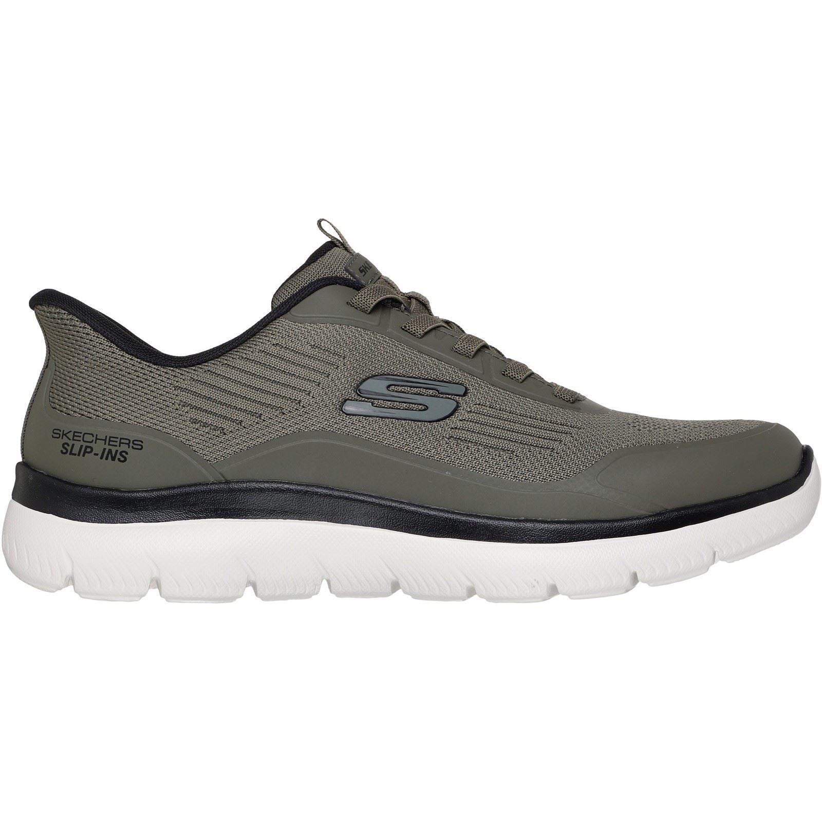 Skechers Summits Leyter Textile Men's Olive/Black Trainers