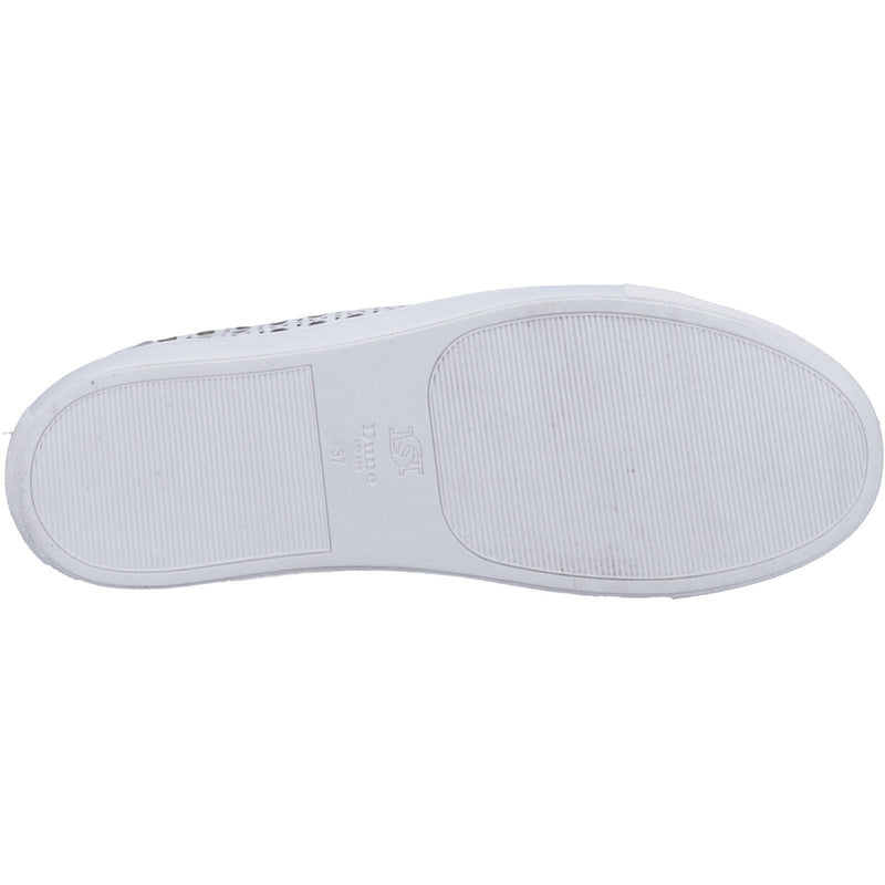 Dune Ease Leather Women's White Trainers