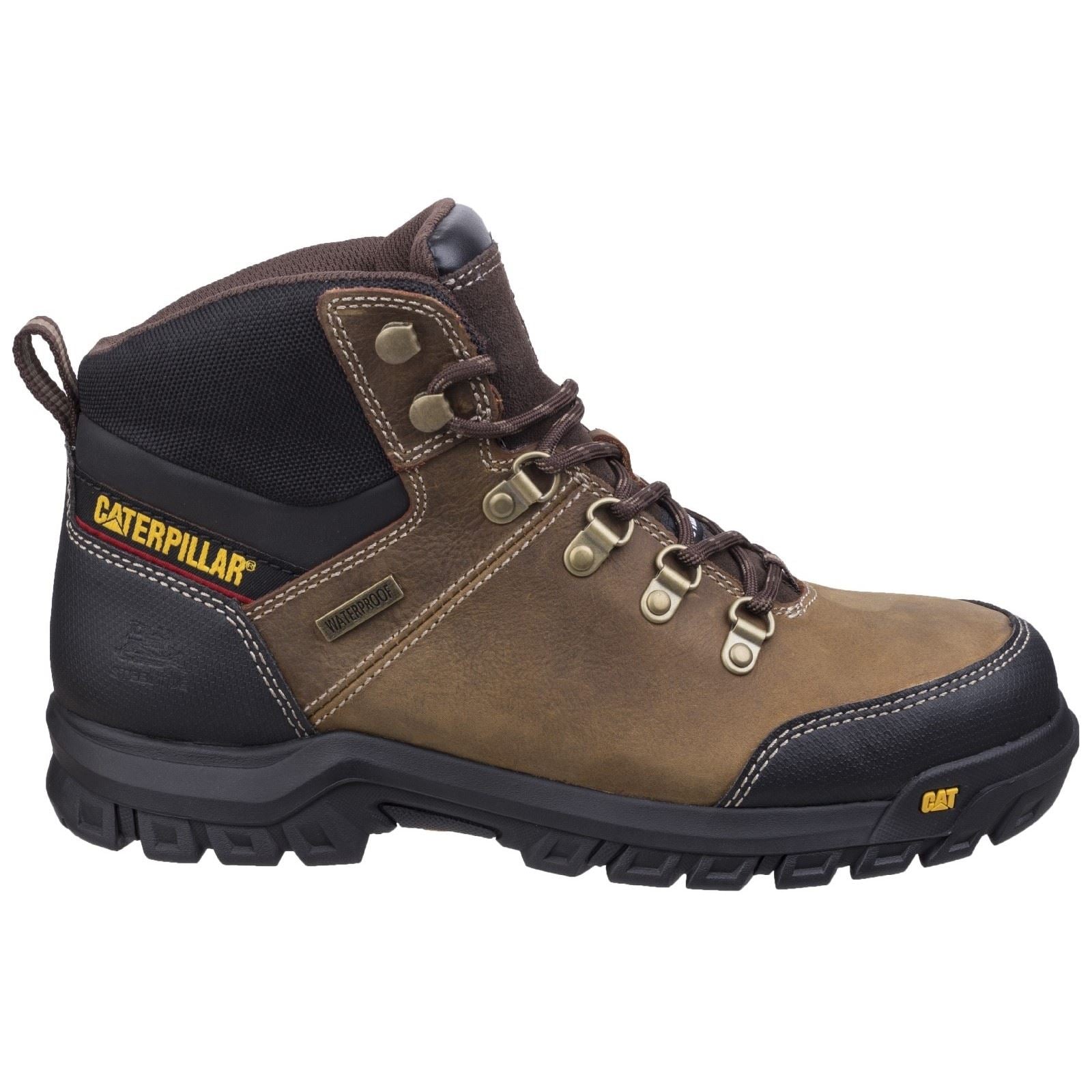 Caterpillar Framework Leather Seal Brown Safety Boots