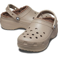 Crocs Classic Platform Lined Synthetic Women's Mushroom Clogs