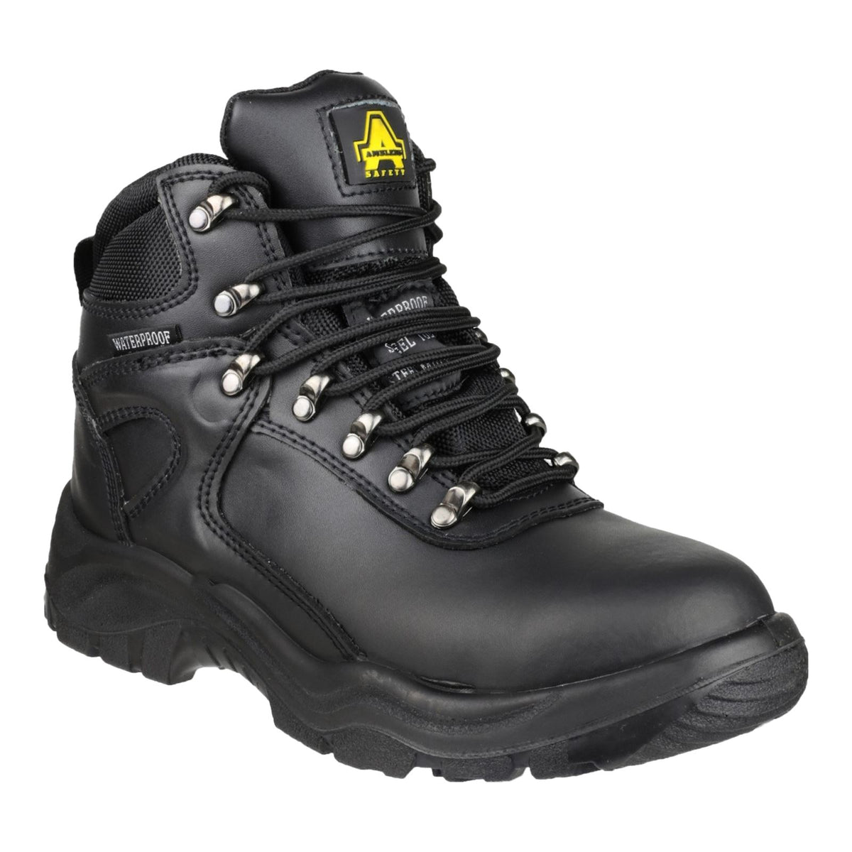 Amblers Safety FS218 Leather Black Safety Boots