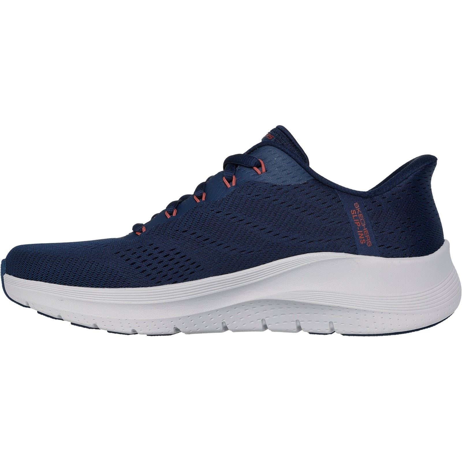 Skechers Arch Fit 2.0 Lestur Textile Men's Navy/Red Trainers