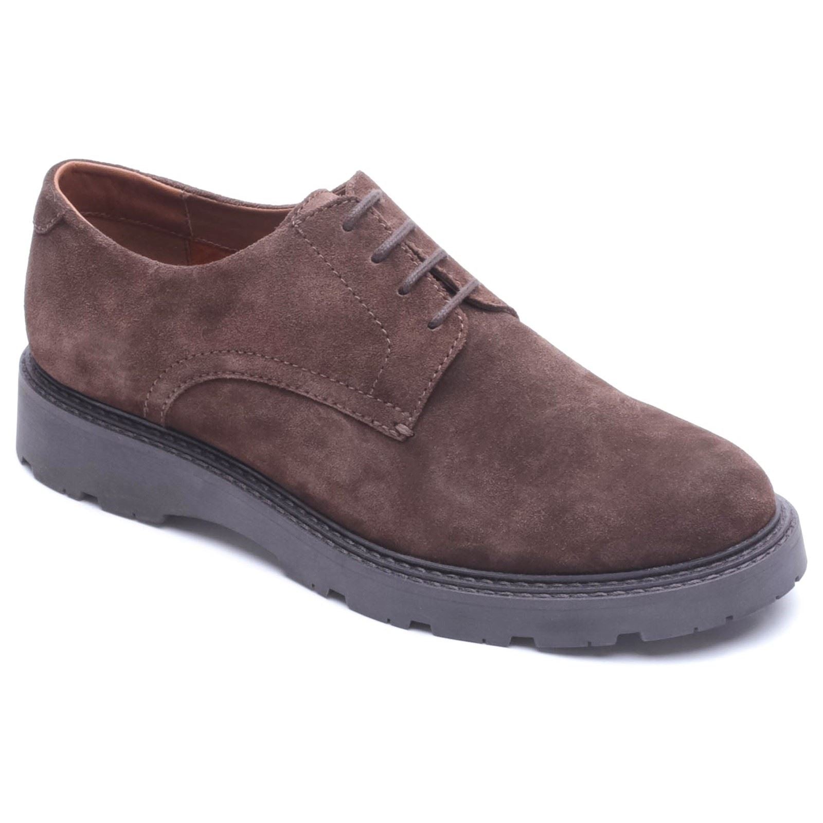 Base London Vector Leather Men's BROWN Lace-Up Shoes