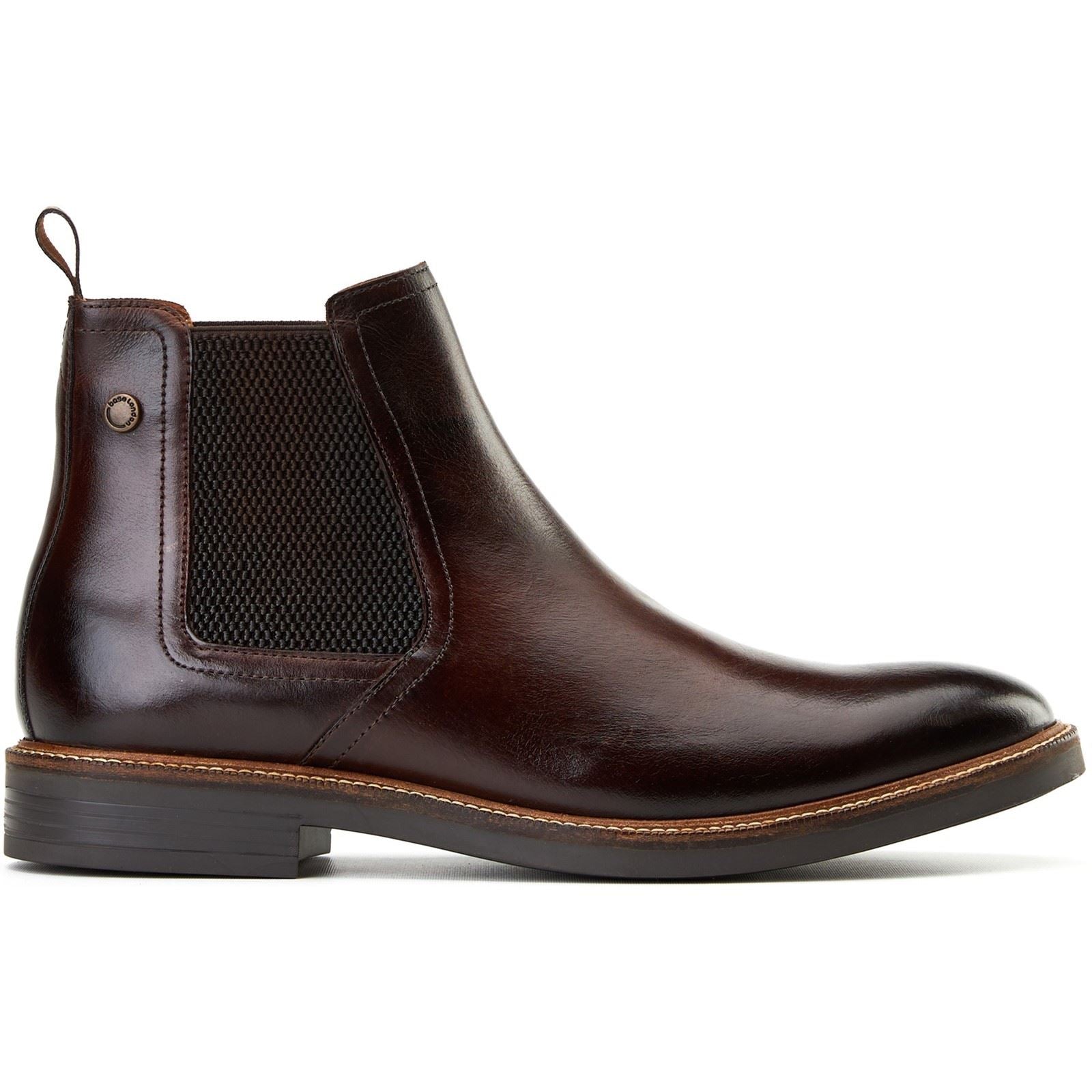 Base London Sussex Leather Men's Burnt Brown Boots