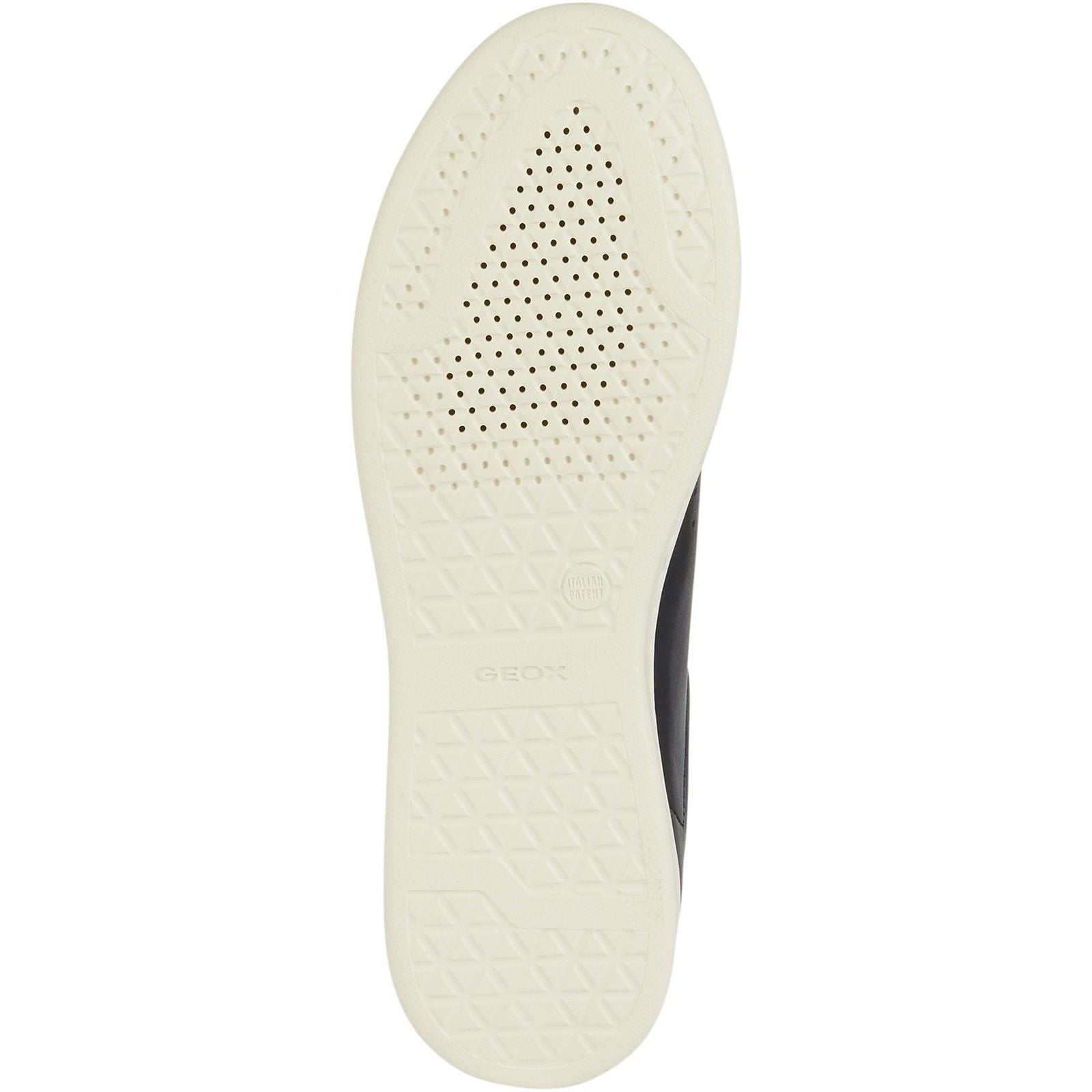 Geox D Jaysen B Leather Women's Dark Jeans/Optic White Trainers