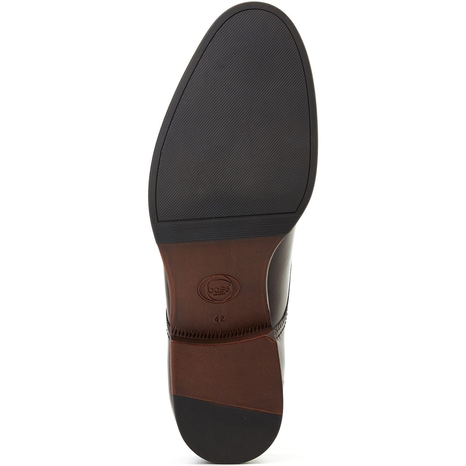 Base London Faraday Leather Men's Burnt Brown Shoes