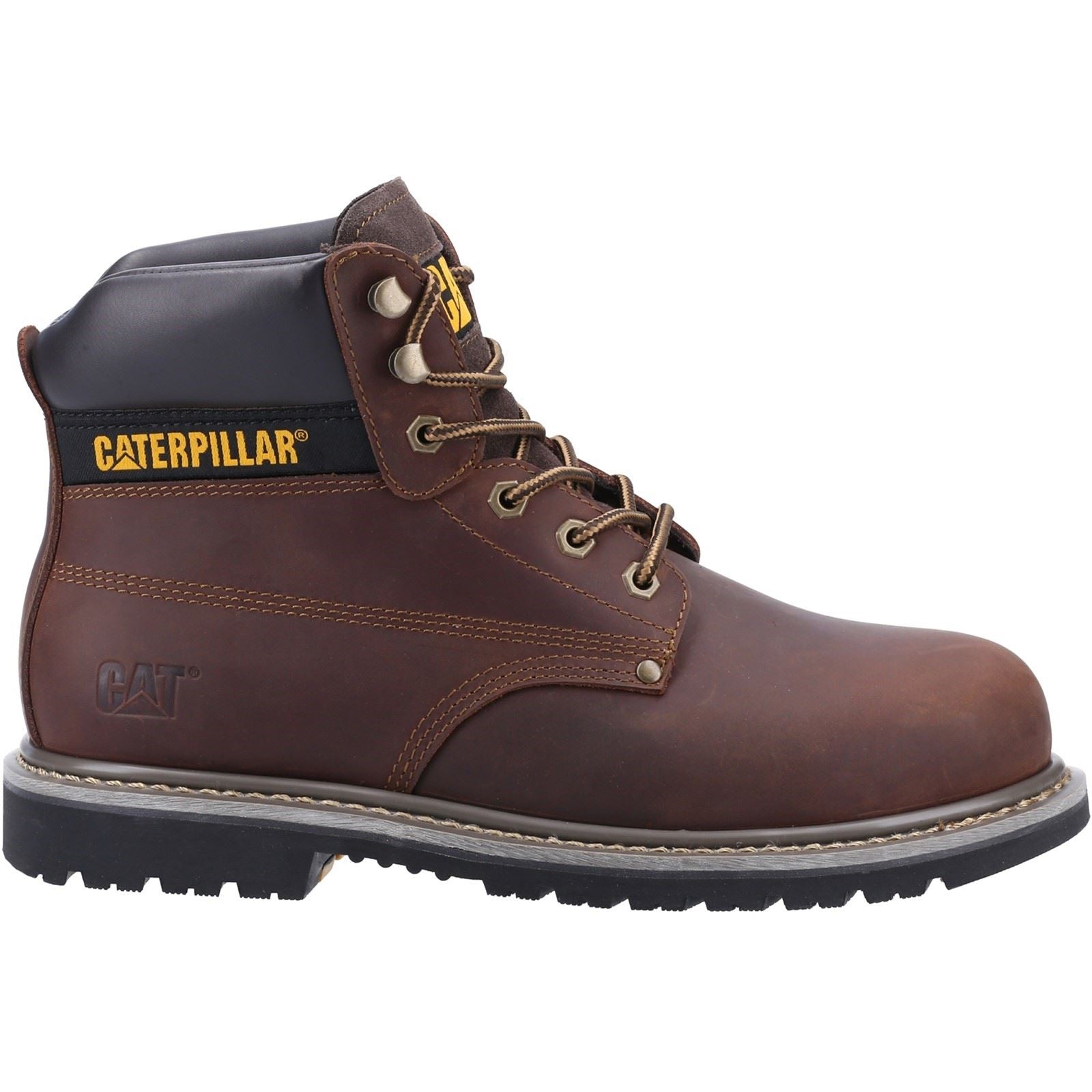 Caterpillar Powerplant S3 Nubuck Brown Safety Boots