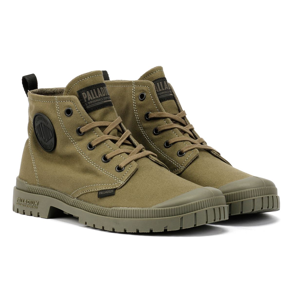 Palladium SP20 Hi CVS Canvas Olive Night Boots