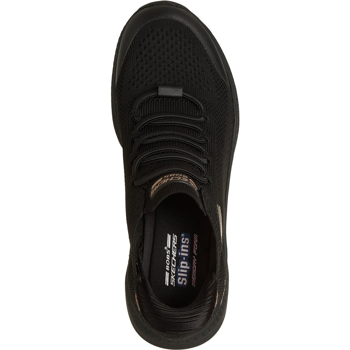 Skechers BOBS Sport Squad 4 Dire Step Polyester Women's Black Trainers