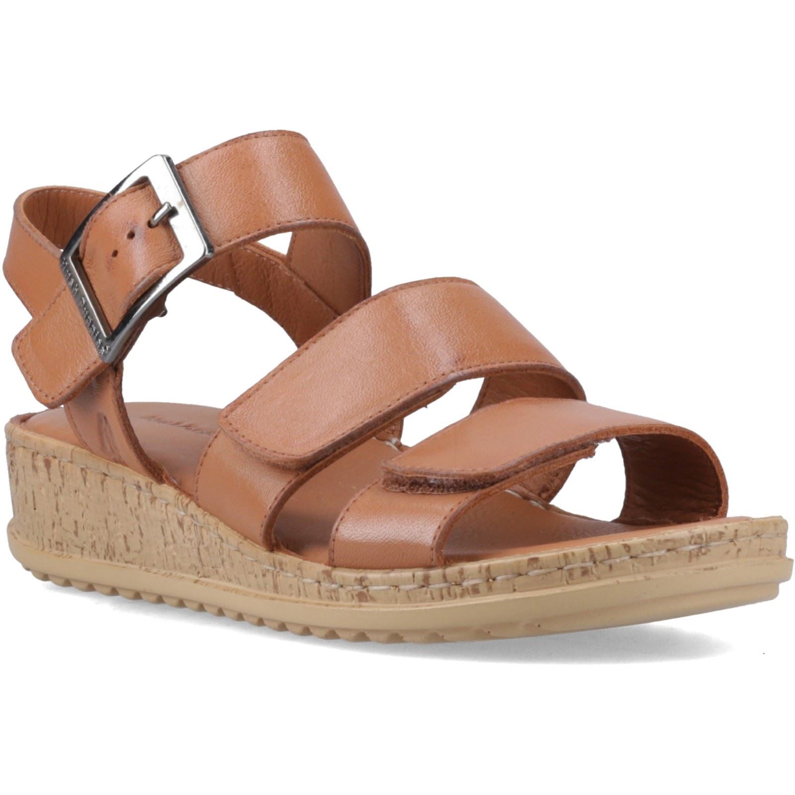 Hush Puppies Eliana Sandal Leather Women's Tan Sandals