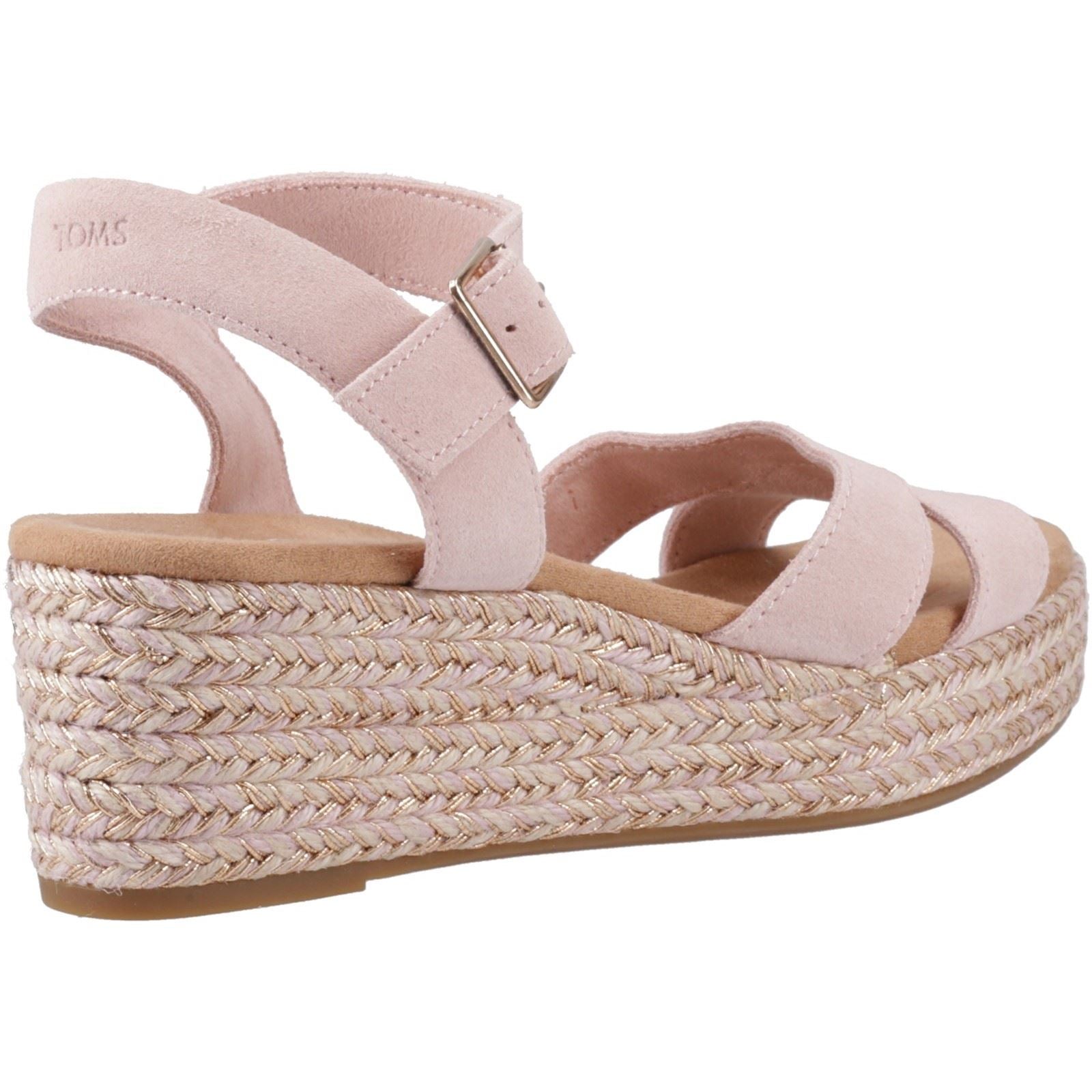 TOMS Audrey Leather Women's Pale Rose Sandals