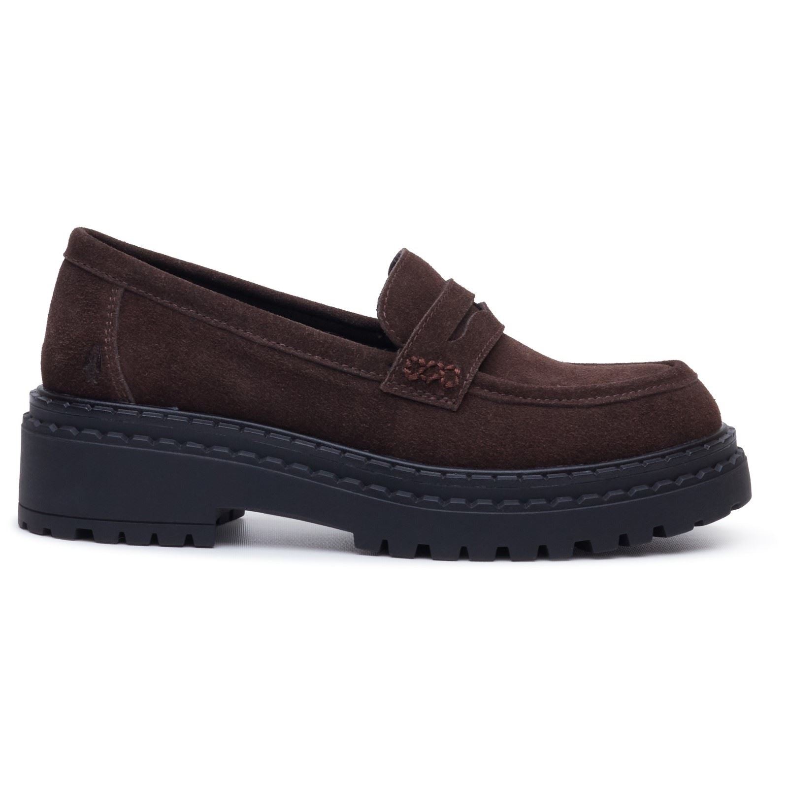 Hush Puppies Odessa Leather Women's Chocolate Loafers