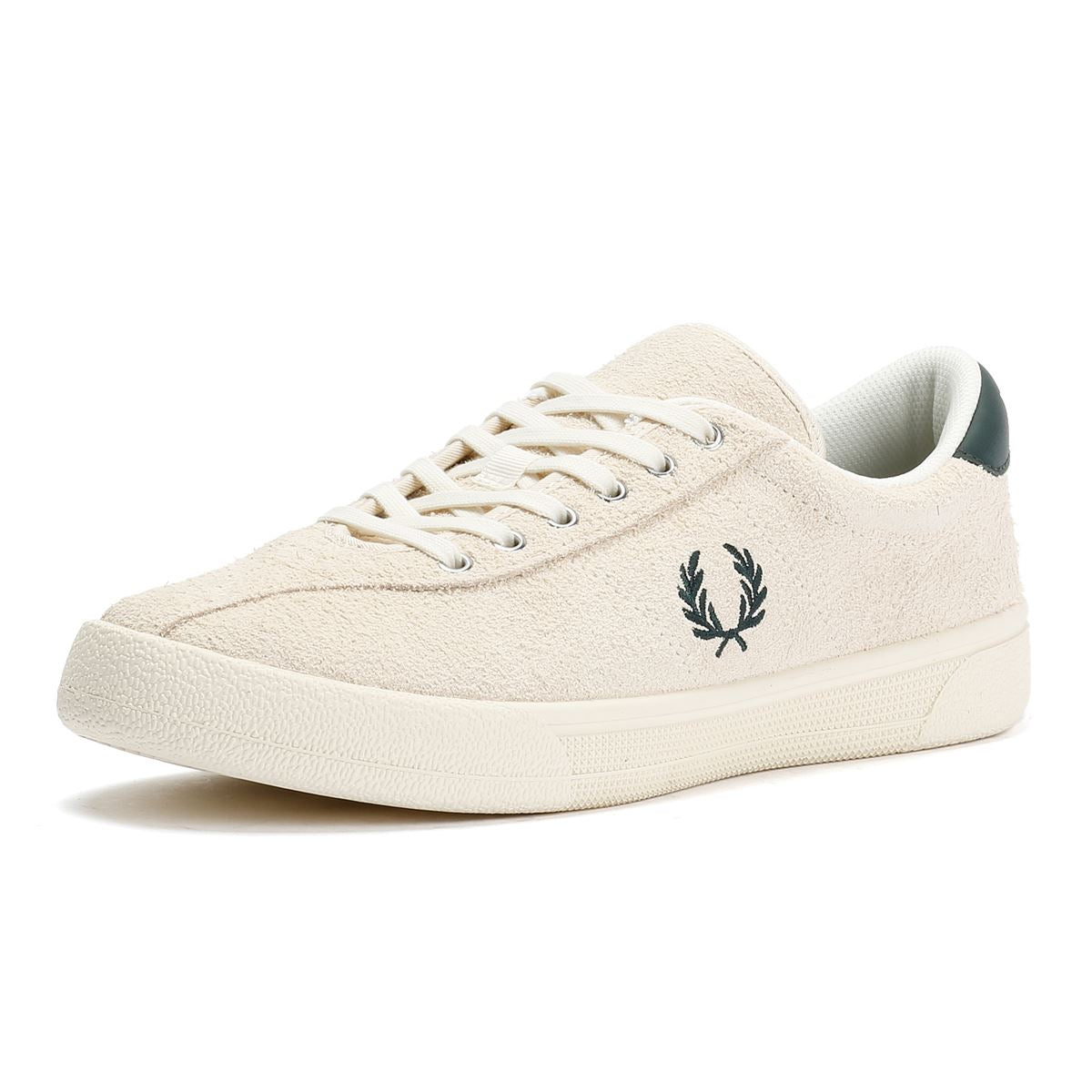 Fred Perry Tennis Shoe Suede Men's Ecru/Grassroot Trainers