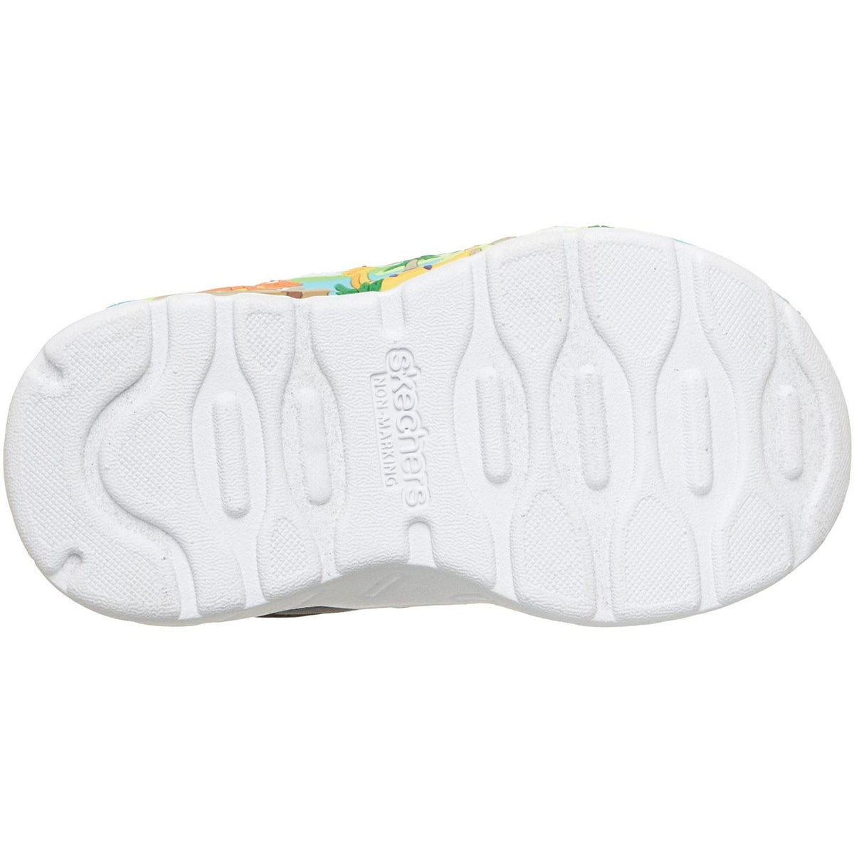 Skechers Play Scene Frosty Pals Black/Charcoal/Orange Trainers