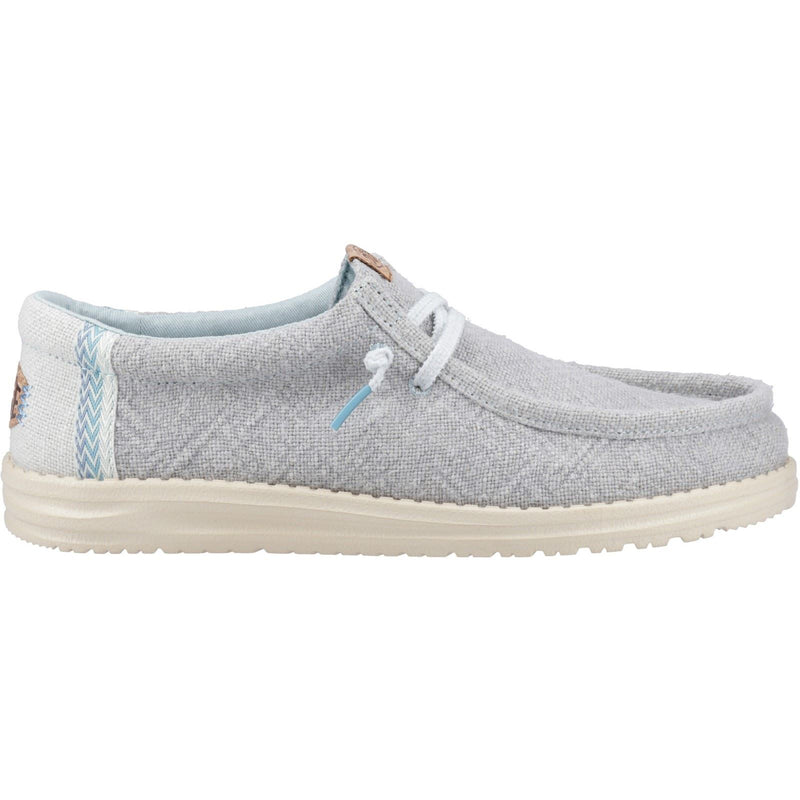 HEYDUDE Wally Jute Jute Men's Cloud Blue/Dawn Blue Moccasins Shoes