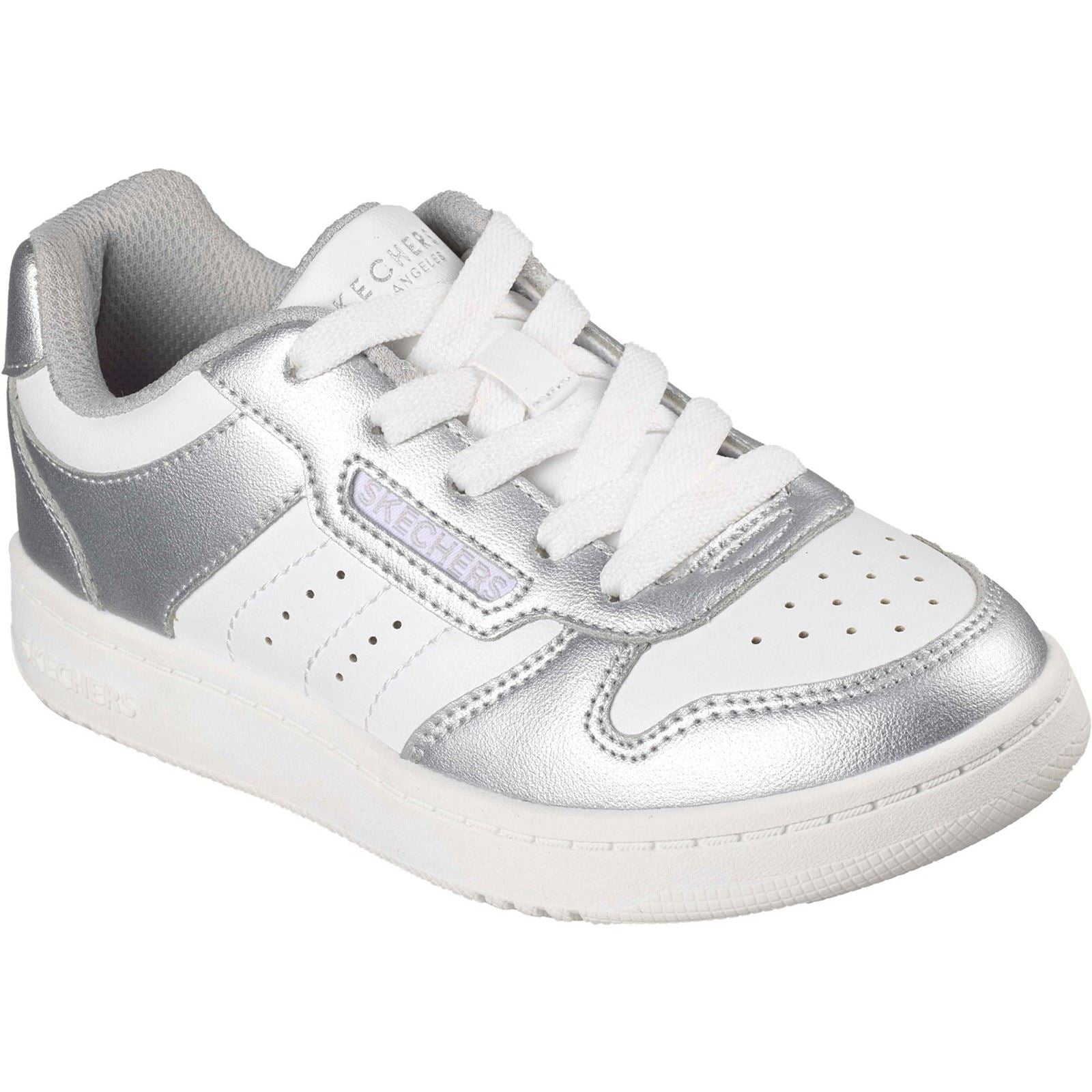 Skechers Quick Street Polyurethane Silver/White Trainers