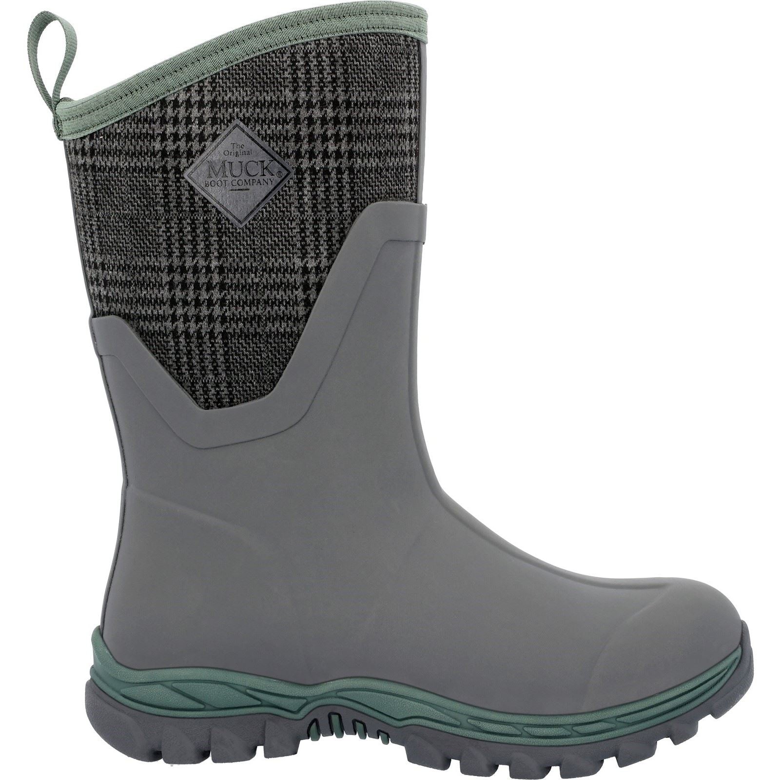 Muck Boots Arctic Sport II Synthetic Grey/Plaid Wellington Boots