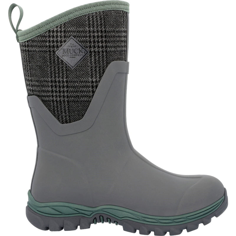 Muck Boots Arctic Sport II Synthetic Grey/Plaid Wellington Boots