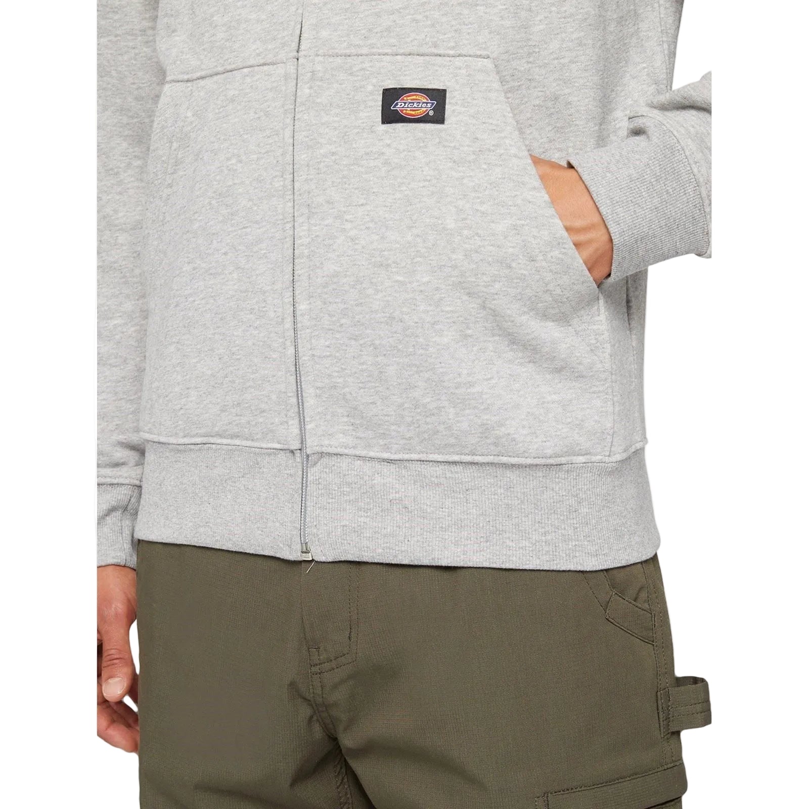 Dickies Everyday Fleece Zip Hoodie Men's Grey Fleece Jacket