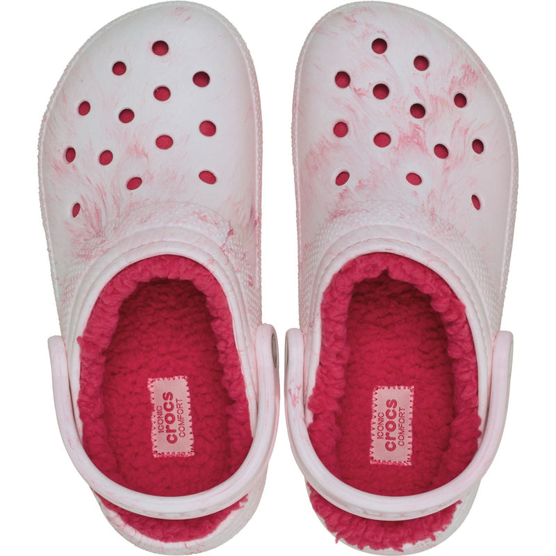 Crocs Classic Lined Clog Thermoplastic Women's Powder Pink Clogs