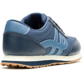 Hush Puppies Seventy8 Leather Men's Blue Trainers