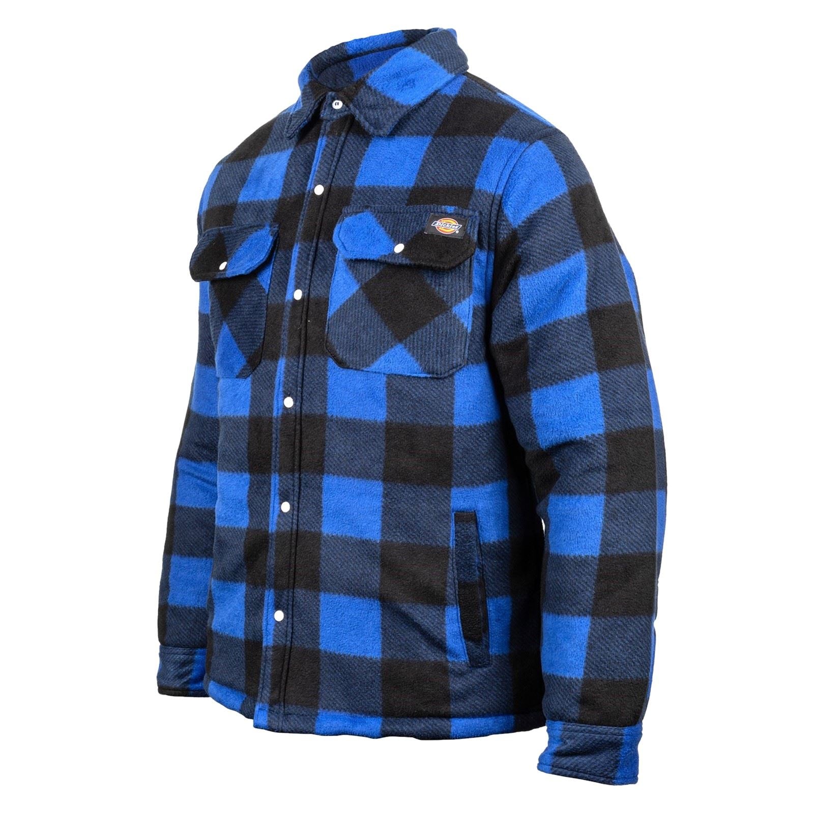 Dickies Portland Polyester Men's Blue Casual Shirt