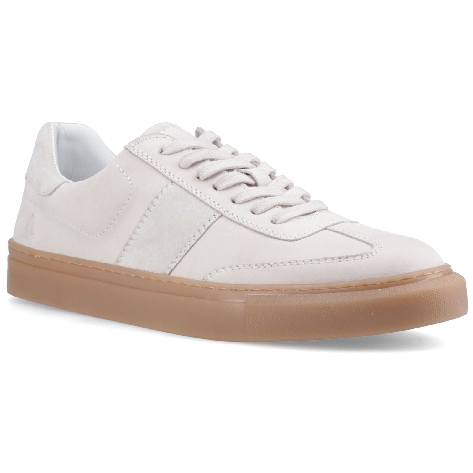 Hush Puppies Riley Suede Men's White Trainers