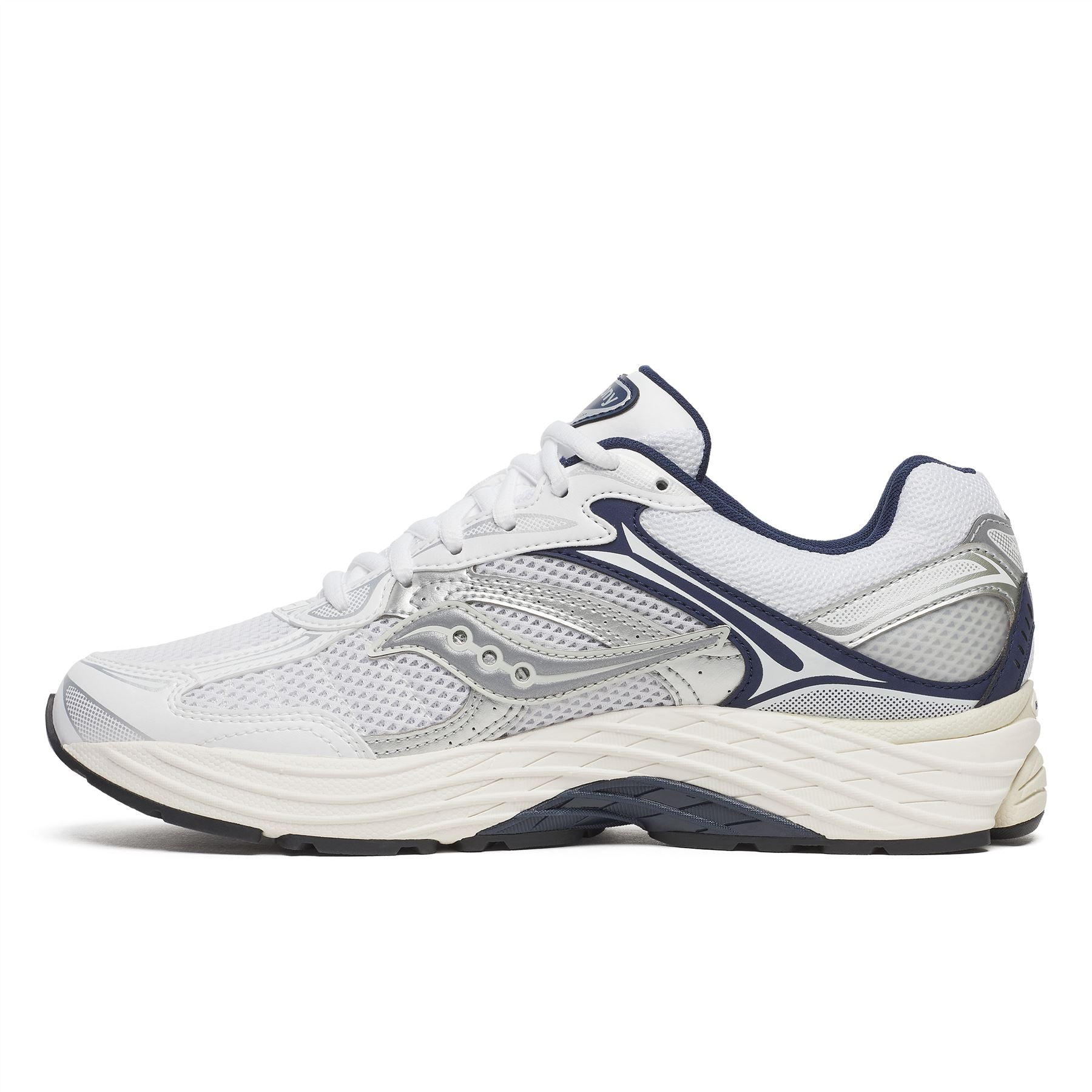 Saucony ProGrid Omni 9 White/Navy Trainers