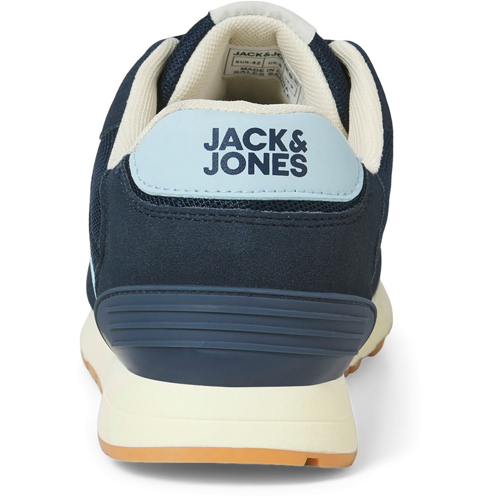 Jack & Jones Spirit Runner Synthetic Men's Navy Blazer/Glacier Ice Trainers