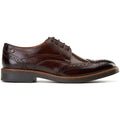 Base London York Leather Men's Burnt Brown Brogues Shoes
