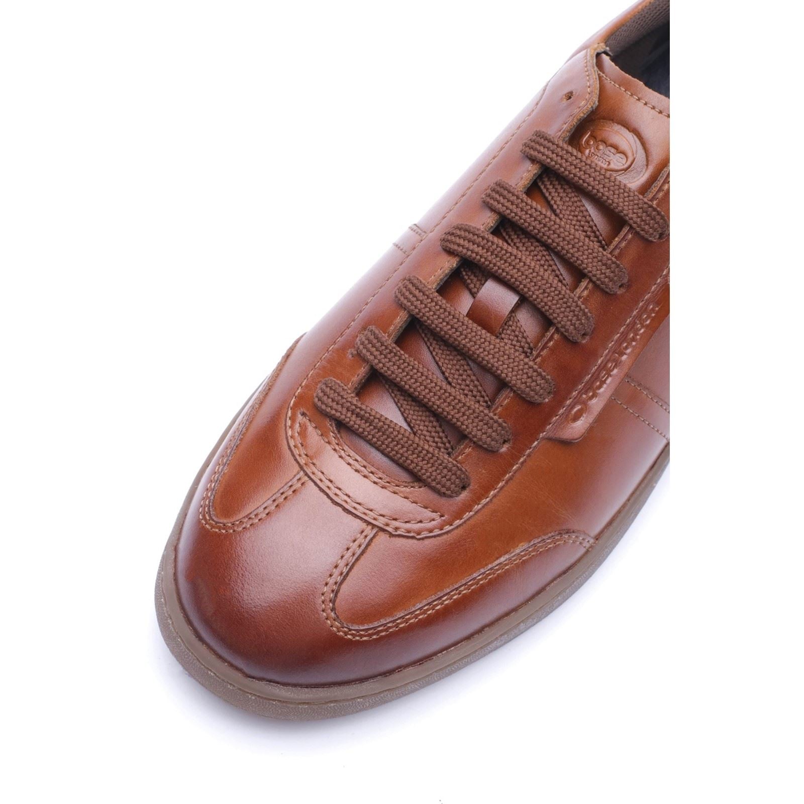 Base London Tucker Leather Men's TAN Trainers